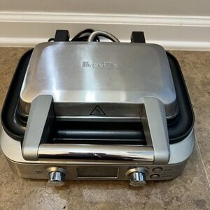 Breville BWM620 The Smart Waffle Pro 2 Slice Waffle Maker Stainless Steel